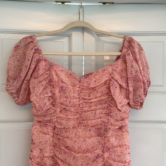 ASTR the Label Ruched Ruffle Mini Dress - Picture 2 of 7